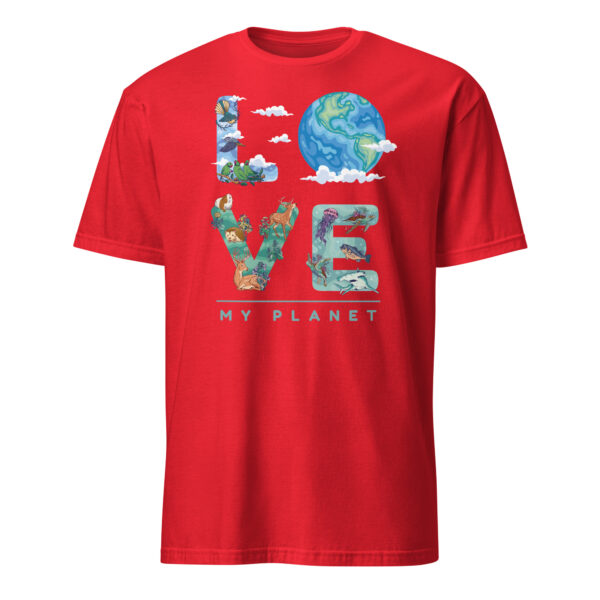 „LOVE MY PLANET“ – Umweltfreundliches Unisex T-Shirt mit Natur-Statement – Bild 13
