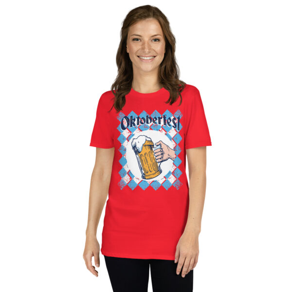 „Oktoberfest Bierkrug“ – Lustiges Wiesen Unisex T-Shirt für Bierliebhaber – Bild 5
