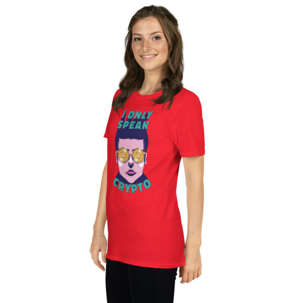 „I Only Speak Crypto“ – Lustiges Unisex T-Shirt für Krypto-Fans – Bild 16