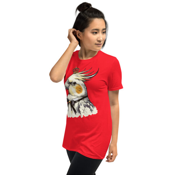„Majestätischer Nymphensittich“ – Unisex T-Shirt für Vogel-Fans & Haustierfreunde – Bild 18