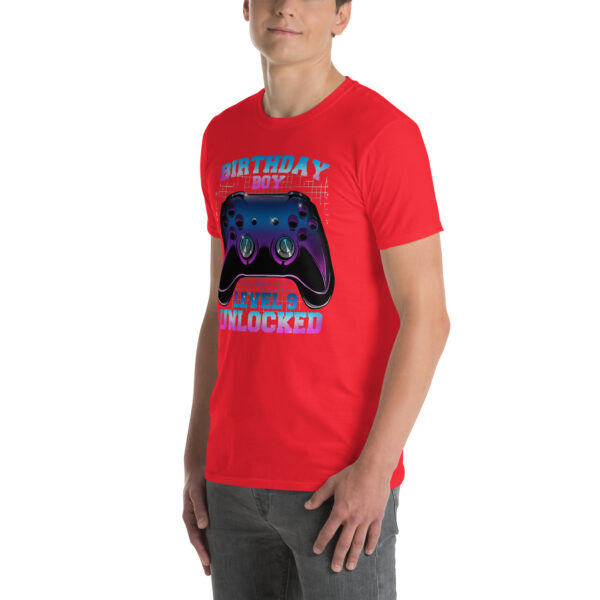 „Birthday Boy Level 9 Unlocked“ – Lustiges Unisex T-Shirt für Gamer-Kinder – Bild 24