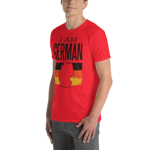 „I am German“ – Deutschland Unisex T-Shirt mit Flagge & Silhouette – Bild 18