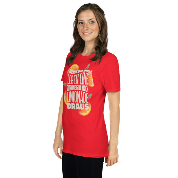 „Wenn dir das Leben Zitronen gibt…“ – Lustiges Unisex T-Shirt mit Spruch & Zitronenmotiv – Bild 18