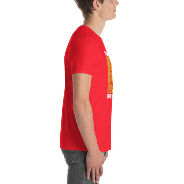 „Ich fahre zweigleisig“ – Lustiges Eisenbahn Unisex-Shirt mit Wortspiel – Bild 20