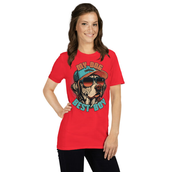 „My Dog Thinks I’m Cool“ – Lustiges Unisex T-Shirt für Hundefreunde – Bild 12