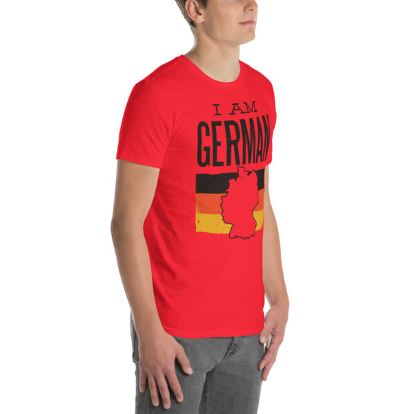 „I am German“ – Deutschland Unisex T-Shirt mit Flagge & Silhouette – Bild 17