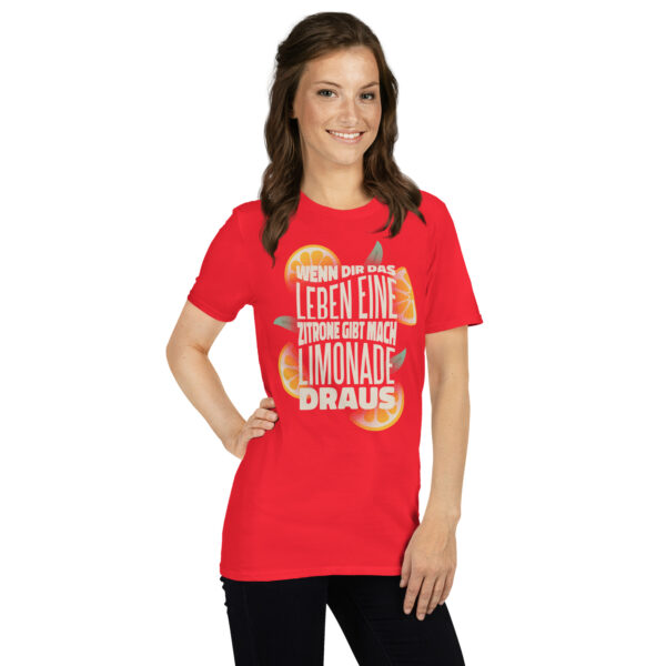 „Wenn dir das Leben Zitronen gibt…“ – Lustiges Unisex T-Shirt mit Spruch & Zitronenmotiv – Bild 20
