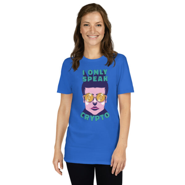 „I Only Speak Crypto“ – Lustiges Unisex T-Shirt für Krypto-Fans – Bild 19
