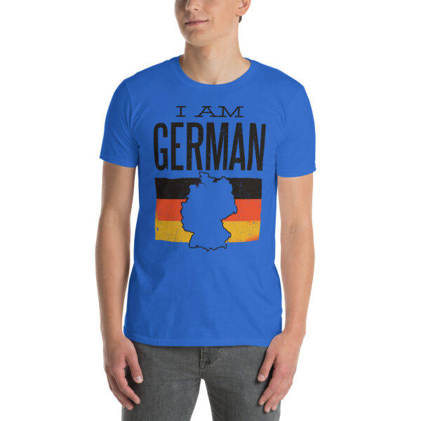 „I am German“ – Deutschland Unisex T-Shirt mit Flagge & Silhouette – Bild 19