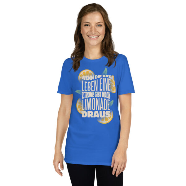 „Wenn dir das Leben Zitronen gibt…“ – Lustiges Unisex T-Shirt mit Spruch & Zitronenmotiv – Bild 21