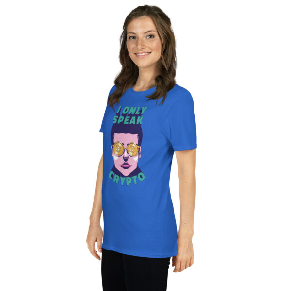 „I Only Speak Crypto“ – Lustiges Unisex T-Shirt für Krypto-Fans – Bild 22