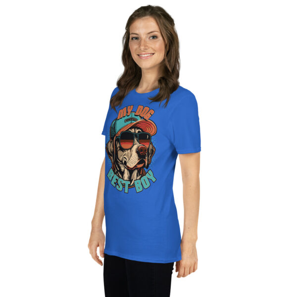 „My Dog Thinks I’m Cool“ – Lustiges Unisex T-Shirt für Hundefreunde – Bild 16