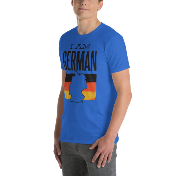 „I am German“ – Deutschland Unisex T-Shirt mit Flagge & Silhouette – Bild 24