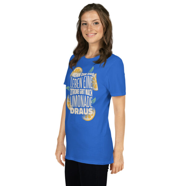 „Wenn dir das Leben Zitronen gibt…“ – Lustiges Unisex T-Shirt mit Spruch & Zitronenmotiv – Bild 23