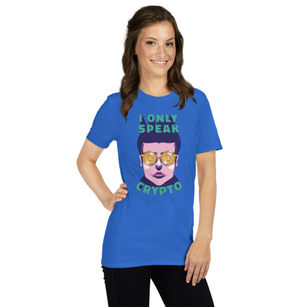 „I Only Speak Crypto“ – Lustiges Unisex T-Shirt für Krypto-Fans – Bild 24
