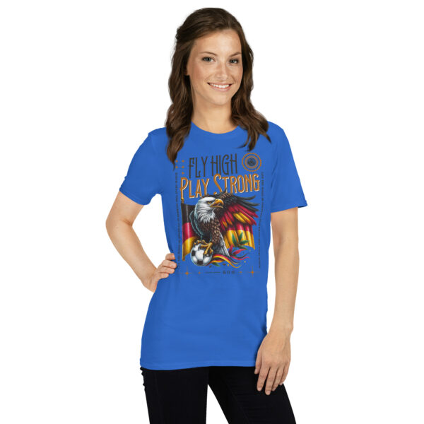 „Fly High, Play Strong“ – Unisex Fußball T-Shirt im Deutschland-Design – Bild 18