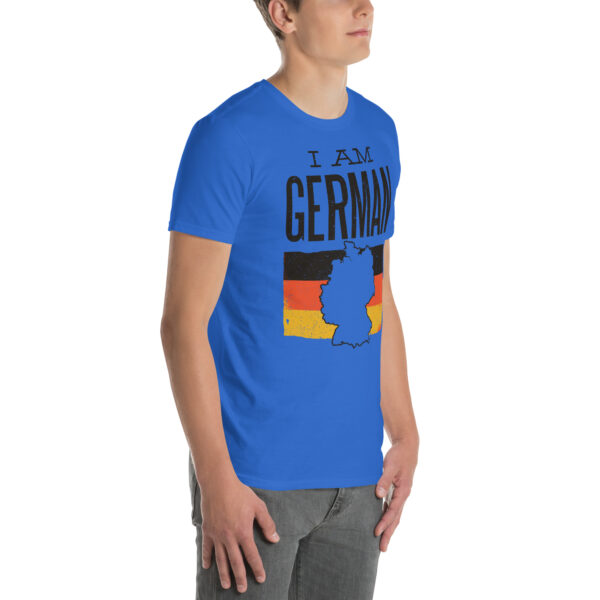 „I am German“ – Deutschland Unisex T-Shirt mit Flagge & Silhouette – Bild 23