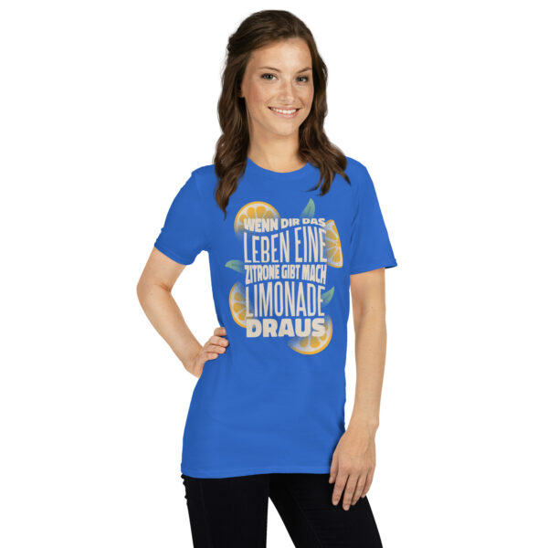 „Wenn dir das Leben Zitronen gibt…“ – Lustiges Unisex T-Shirt mit Spruch & Zitronenmotiv – Bild 25