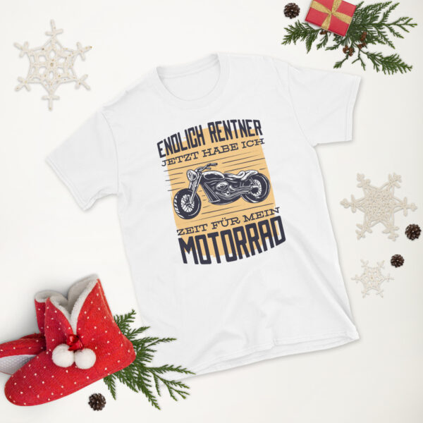 „Endlich Rentner“ – Jetzt hab ich Zeit für mein Motorrad T-Shirt (Unisex) – Bild 22