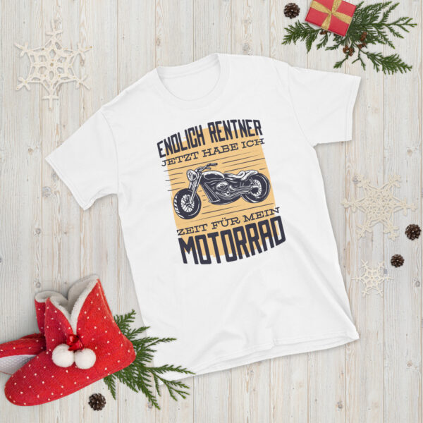 „Endlich Rentner“ – Jetzt hab ich Zeit für mein Motorrad T-Shirt (Unisex) – Bild 21