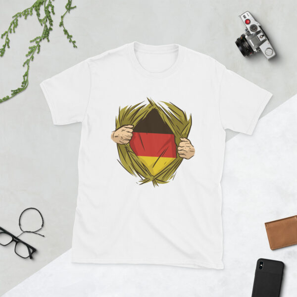 „Deutschland Flagge Vintage“ – Unisex T-Shirt im Retro-Design – Bild 13