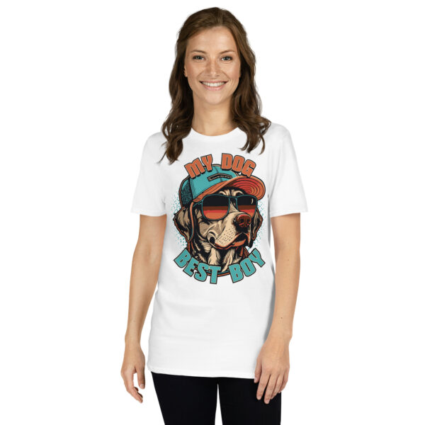 „My Dog Thinks I’m Cool“ – Lustiges Unisex T-Shirt für Hundefreunde – Bild 31