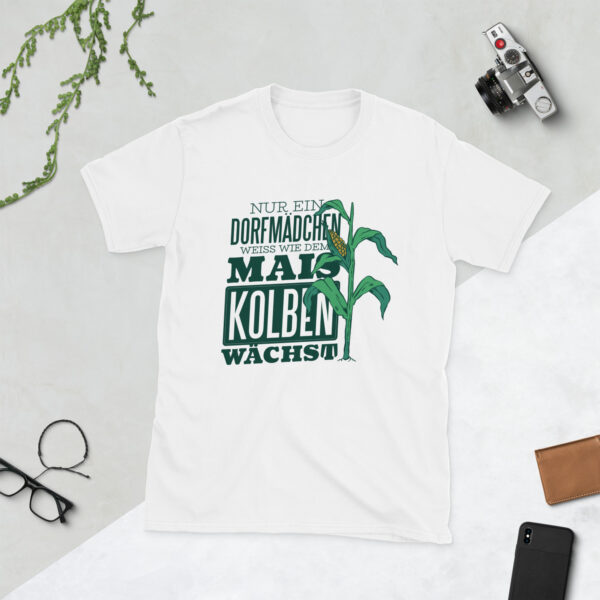 „Mais macht mich heiß“ – Lustiges Unisex T-Shirt mit Kolben-Spruch