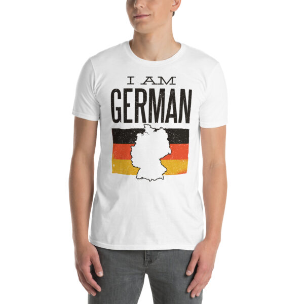 „I am German“ – Deutschland Unisex T-Shirt mit Flagge & Silhouette – Bild 31