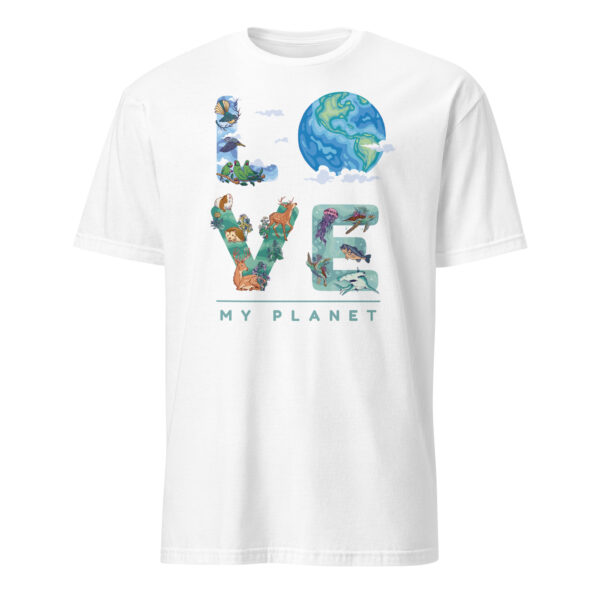 „LOVE MY PLANET“ – Umweltfreundliches Unisex T-Shirt mit Natur-Statement – Bild 21