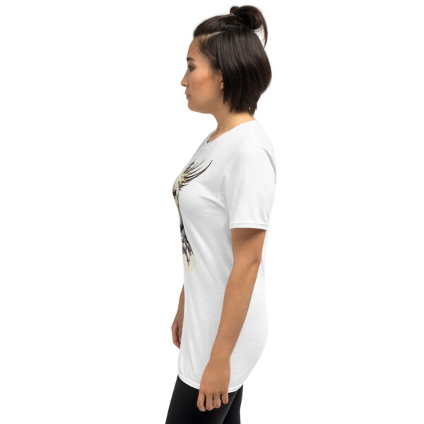 „Majestätischer Nymphensittich“ – Unisex T-Shirt für Vogel-Fans & Haustierfreunde – Bild 24