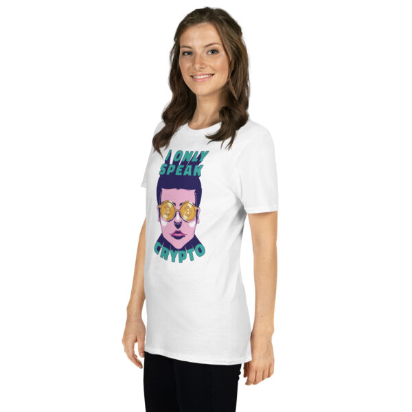 „I Only Speak Crypto“ – Lustiges Unisex T-Shirt für Krypto-Fans – Bild 40