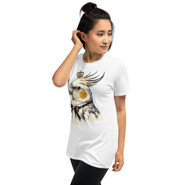 „Majestätischer Nymphensittich“ – Unisex T-Shirt für Vogel-Fans & Haustierfreunde – Bild 23
