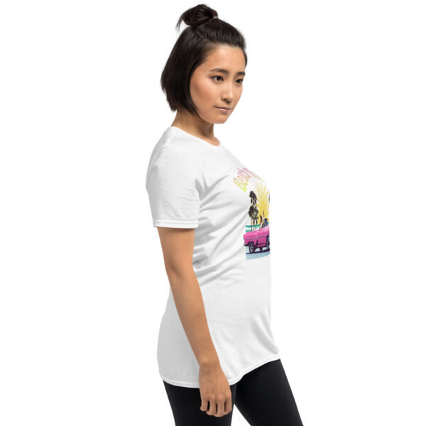 „Beach Tour“ – Lustiges Retro T-Shirt mit Hund im Cabrio (Unisex) – Bild 26