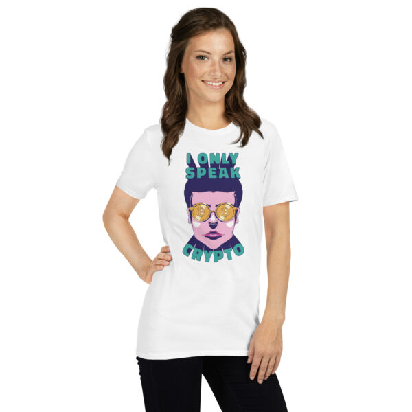 „I Only Speak Crypto“ – Lustiges Unisex T-Shirt für Krypto-Fans – Bild 42