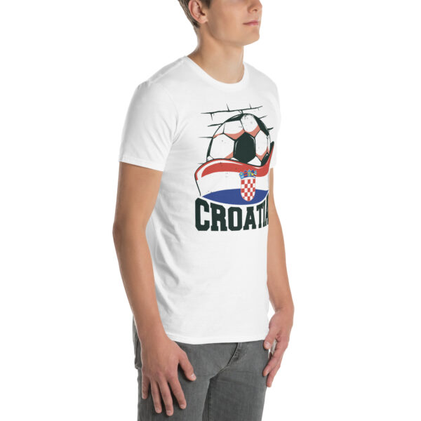 „Kroatien Fußball“ – Unisex T-Shirt für Fans der Nationalmannschaft – Bild 29