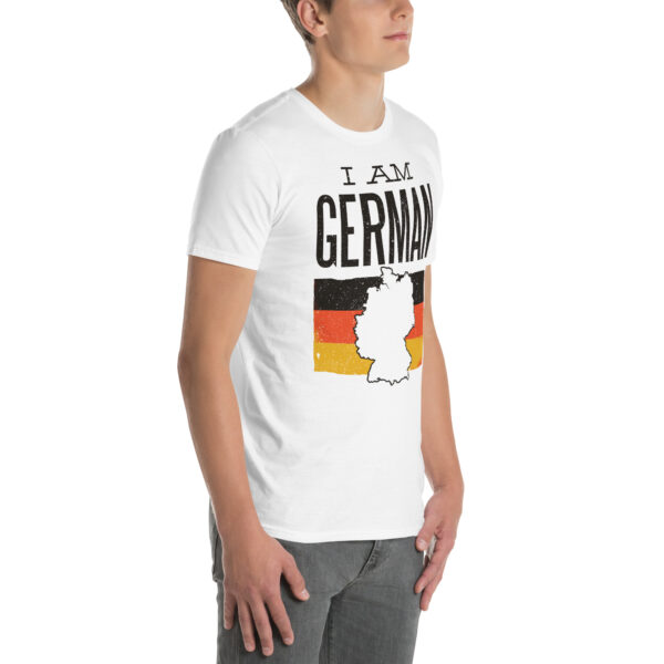 „I am German“ – Deutschland Unisex T-Shirt mit Flagge & Silhouette – Bild 35