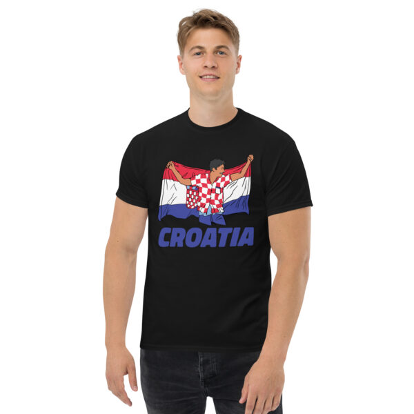 „Kroatien Flagge & Fußballtrikot“ – Unisex T-Shirt für echte Fans – Bild 2