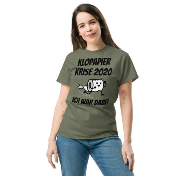 „Klopapier-Krise 2020 – Ich war dabei“ – Unisex T-Shirt mit Corona-Humor – Bild 5