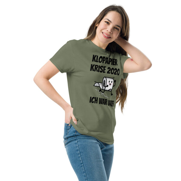 „Klopapier-Krise 2020 – Ich war dabei“ – Unisex T-Shirt mit Corona-Humor – Bild 6
