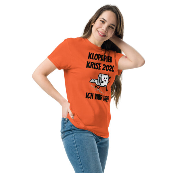 „Klopapier-Krise 2020 – Ich war dabei“ – Unisex T-Shirt mit Corona-Humor – Bild 9
